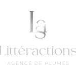 Logo vertical de l'Agence Littéractions